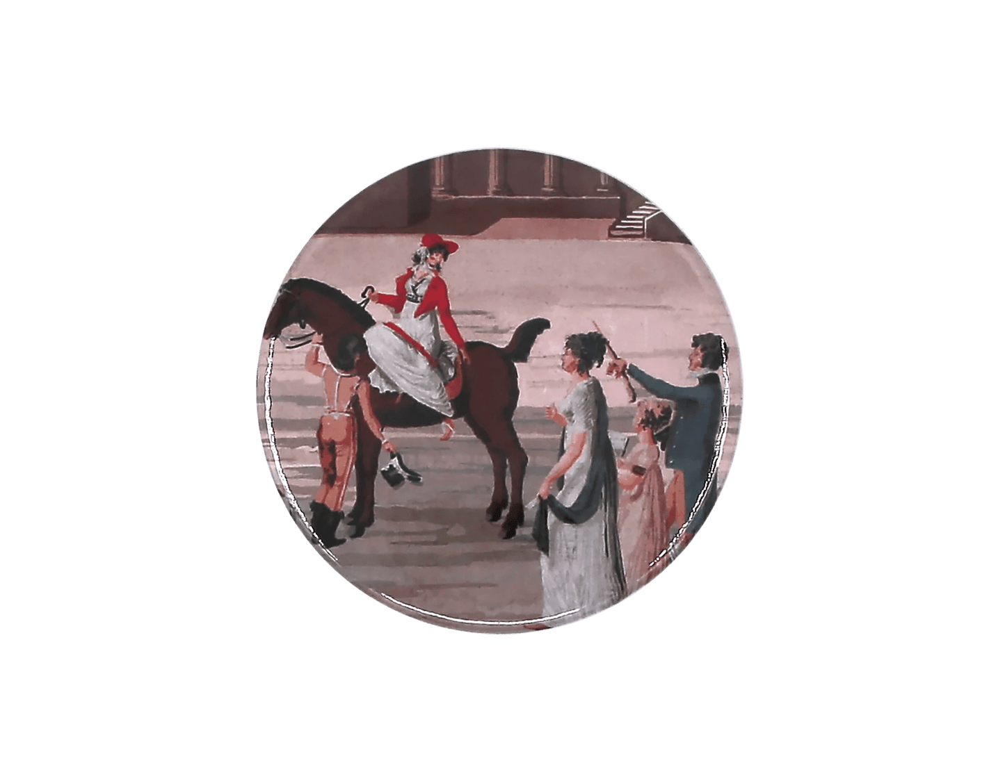 "Port-Liberté" Cavalière Pocket Mirror | Antoinette Poisson - Bon Ton goods