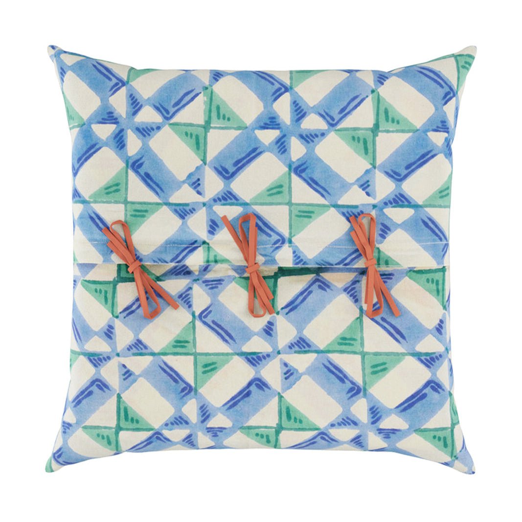 Positano Red Tiles Cushion Cover 45x45 | Lisa Corti - Bon Ton goods