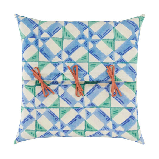 Positano Red Tiles Cushion Cover 45x45 | Lisa Corti - Bon Ton goods