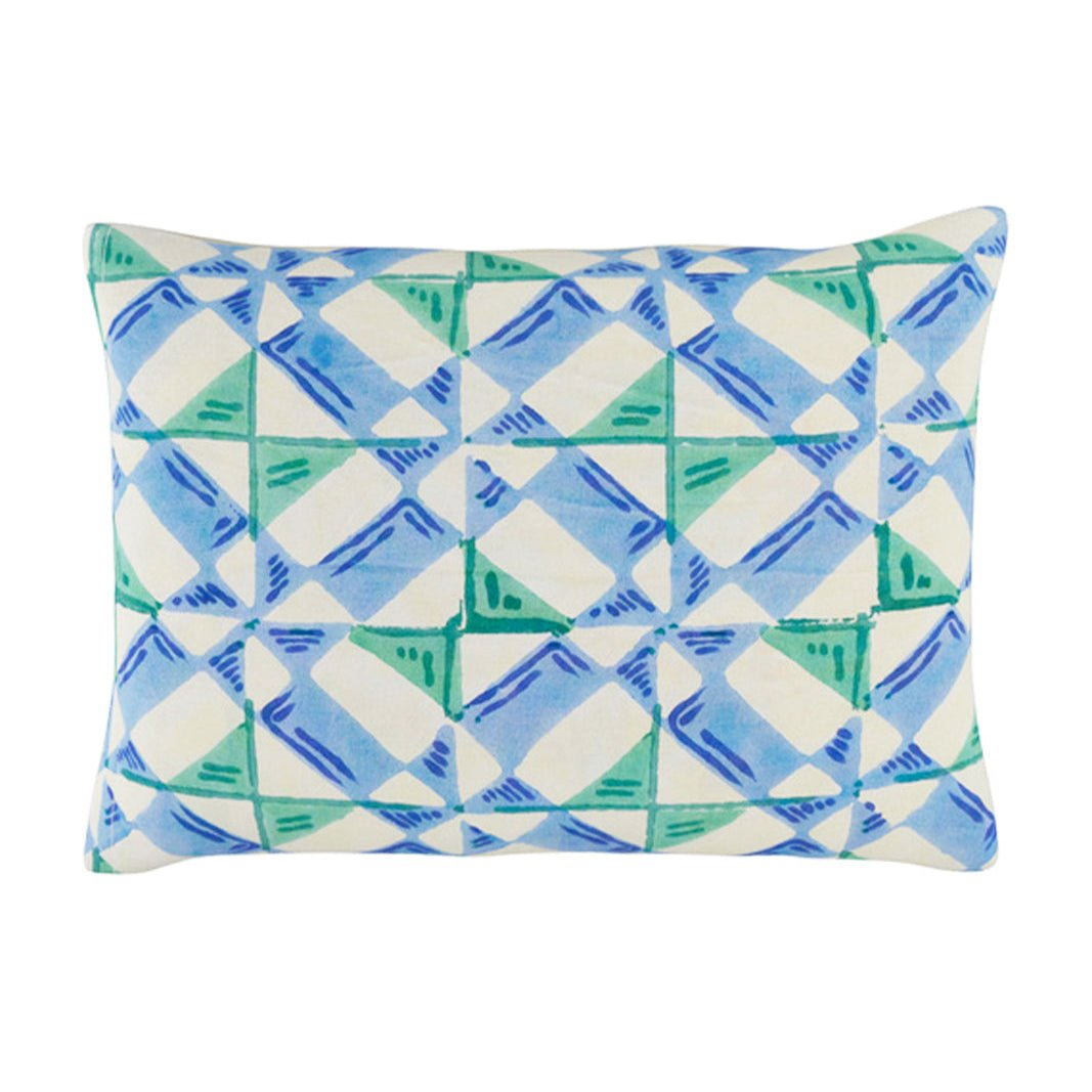 Positano Red Tiles Cushion | Lisa Corti - Bon Ton goods