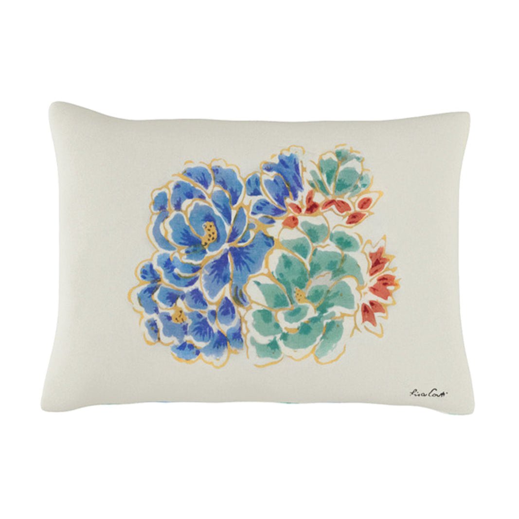 Positano Red Tiles Cushion | Lisa Corti - Bon Ton goods