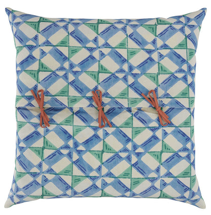 Positano Red Tiles Pillow Cushion Cover 60x60 | Lisa Corti - Bon Ton goods