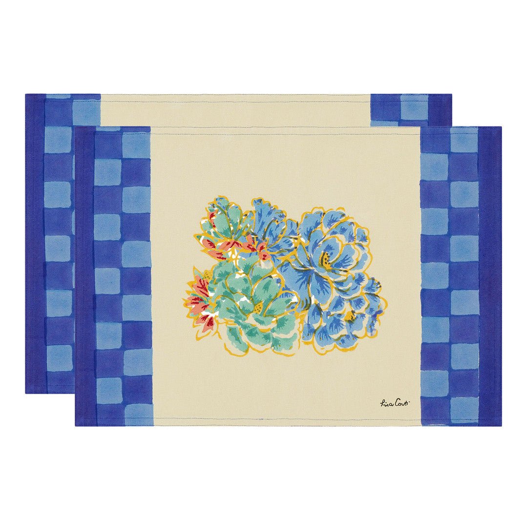 Positano Red Tiles Placemat | Lisa Corti - Bon Ton goods