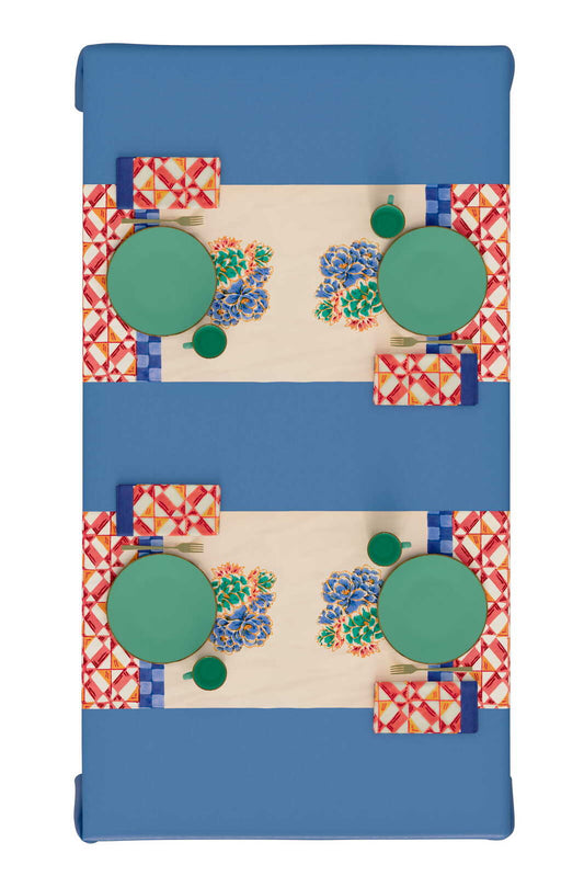 Positano Red Tiles Runner – 50X150 | Lisa Corti - Bon Ton goods