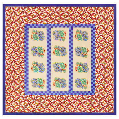 Positano Red Tiles - Tablecloth 180x180 | Lisa Corti - Bon Ton goods
