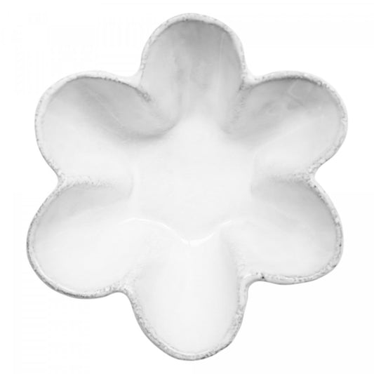 Small Fifine Saucer with Six Petals by Astier de Villatte, official product view
