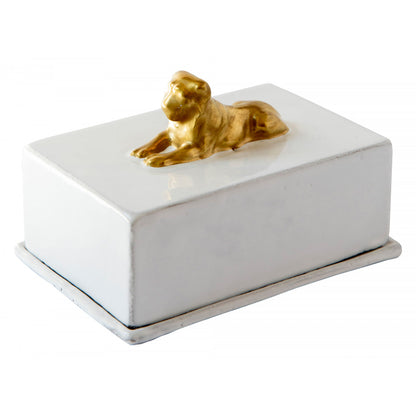 Lion Sugar Dish by Astier de Villatte, official product view 2
