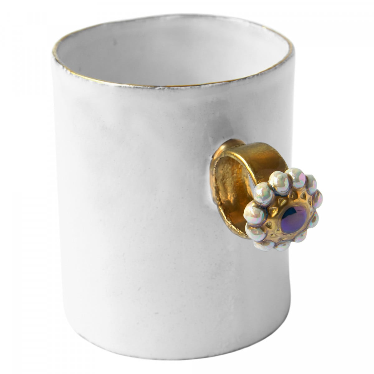 Sapphire Ring Cup, Serena Carone by Astier de Villatte, official product view 11