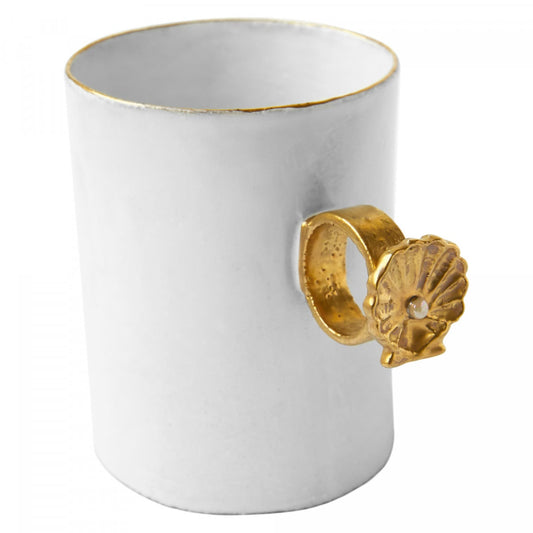 Shell Ring Cup, Serena Carone by Astier de Villatte, official product view 1