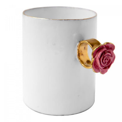 Pink Flower Ring Cup, Serena Carone by Astier de Villatte, official product view 6