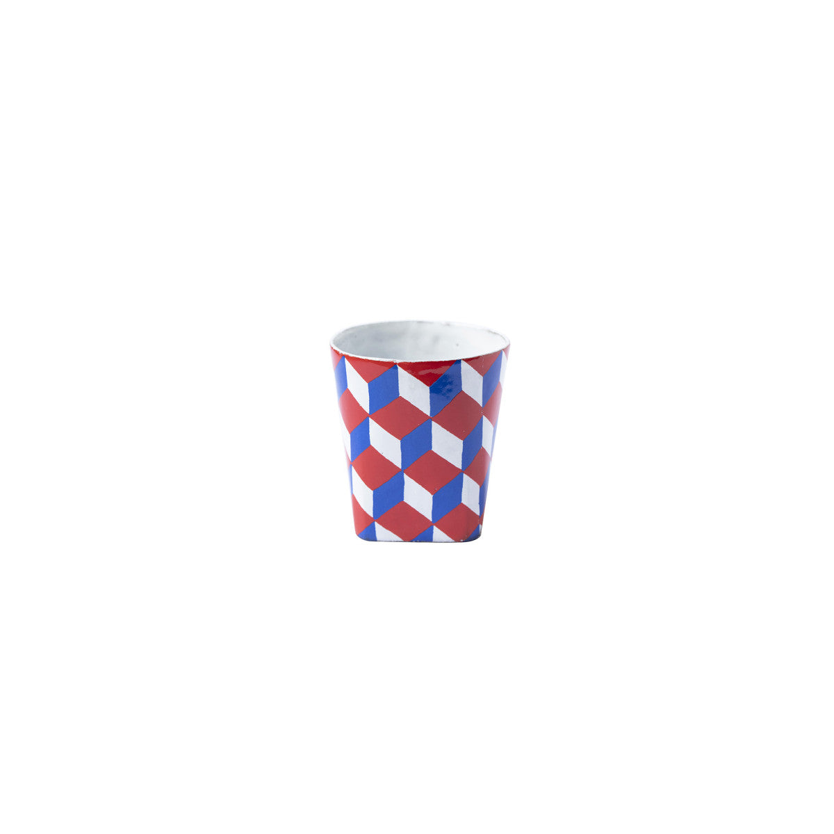 Small Tricolore Tumbler, Commune de Paris, set of 3 by Astier de Villatte