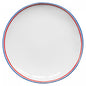 Commune de Paris Tricolore Dinner Plate, set of 6 by Astier de Villatte, official product view