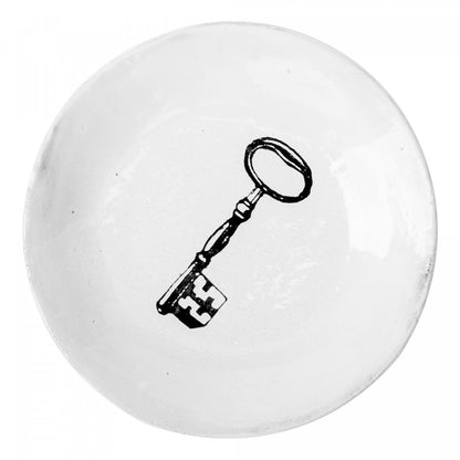 John Derian Small Key Plate, set of 6 by Astier de Villatte, official product view