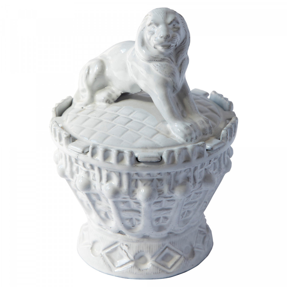Lion Sugar Dish by Astier de Villatte, official product view 1