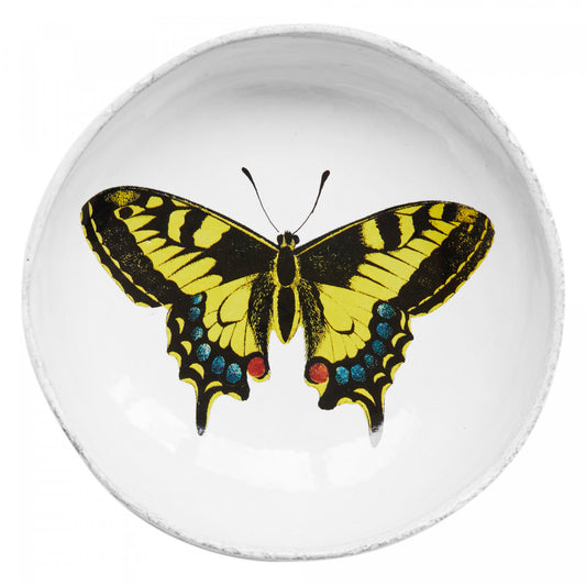 John Derian Small Yellow Butterfly Dish, set of 3 by Astier de Villatte, official product view