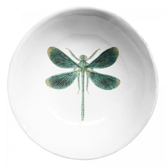 John Derian Dragonfly Small Soup Plate, set of 6 by Astier de Villatte, official product view