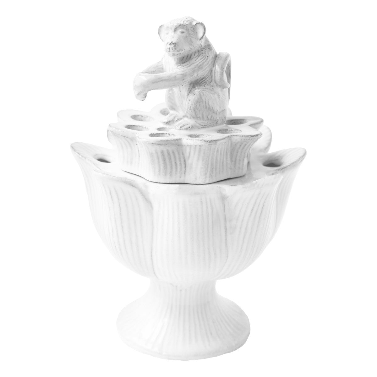 Artichoke Monkey Flower Holder by Astier de Villatte, official product view
