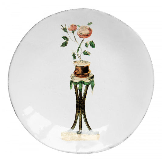 John Derian Small Rosebush Plate, set of 6 by Astier de Villatte, official product view