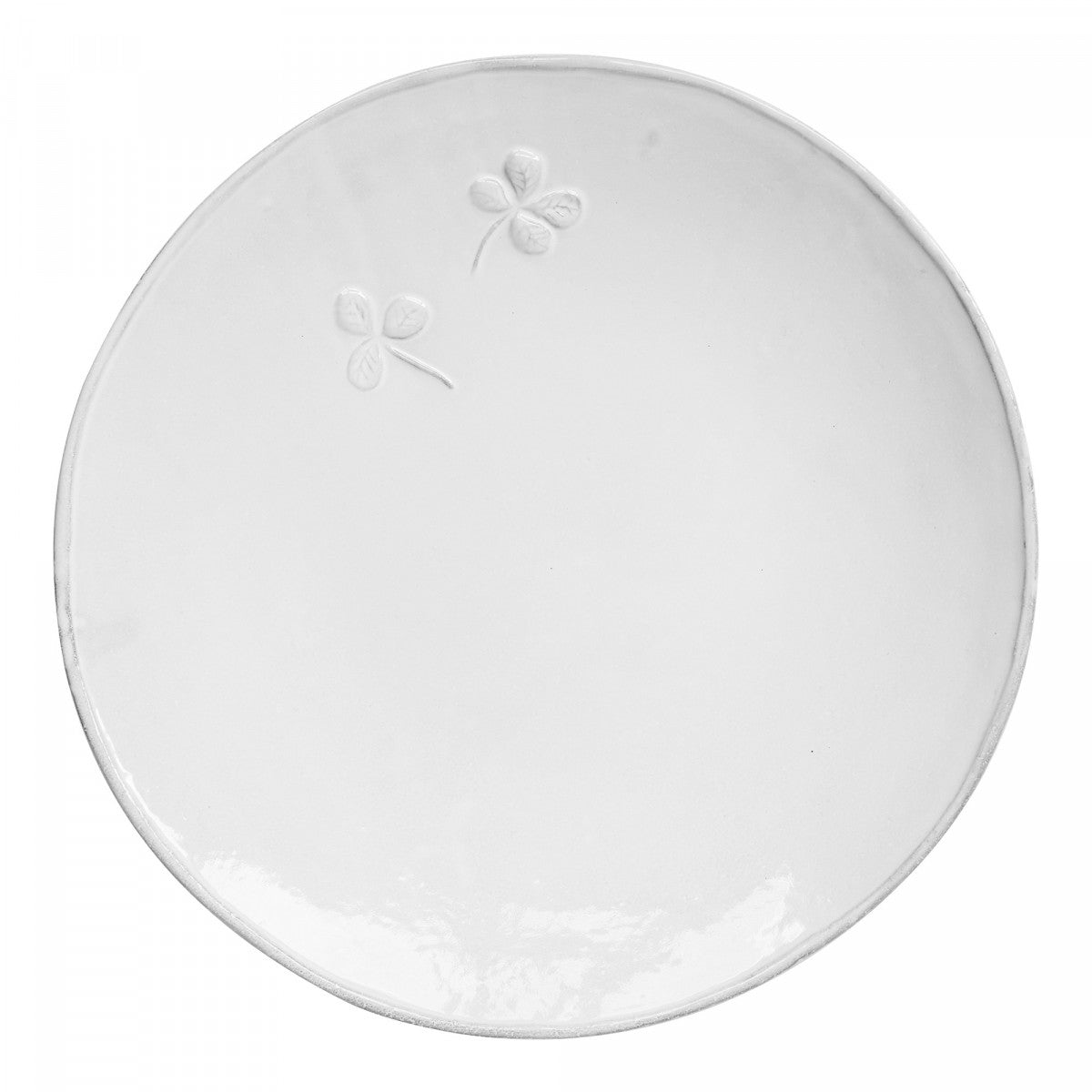 Nathalie Lété Trèfles Large Dinner Plate, set of 6 by Astier de Villatte, official product view