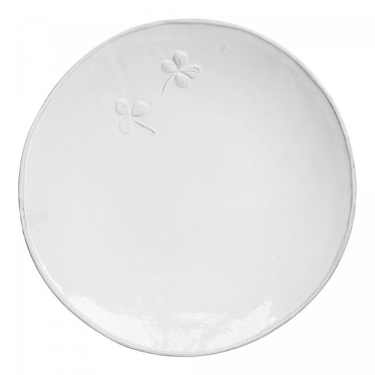 Nathalie Lété Trèfles Large Dinner Plate, set of 6 by Astier de Villatte, official product view