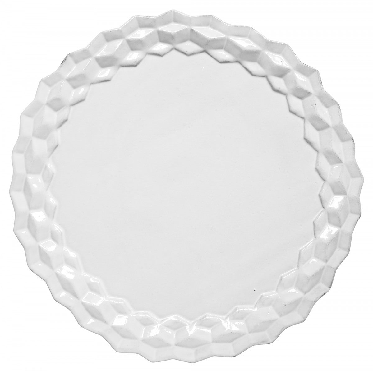 Cube Dinner Plate, set of 6 by Astier de Villatte, official product view