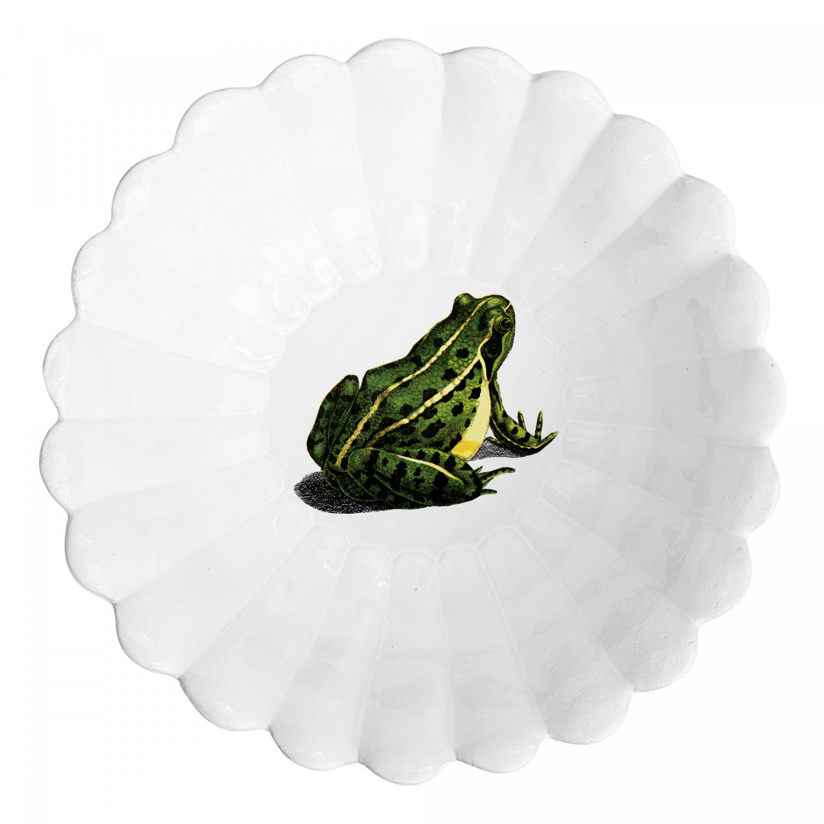 John Derian Frog Salad Bowl by Astier de Villatte, official product view