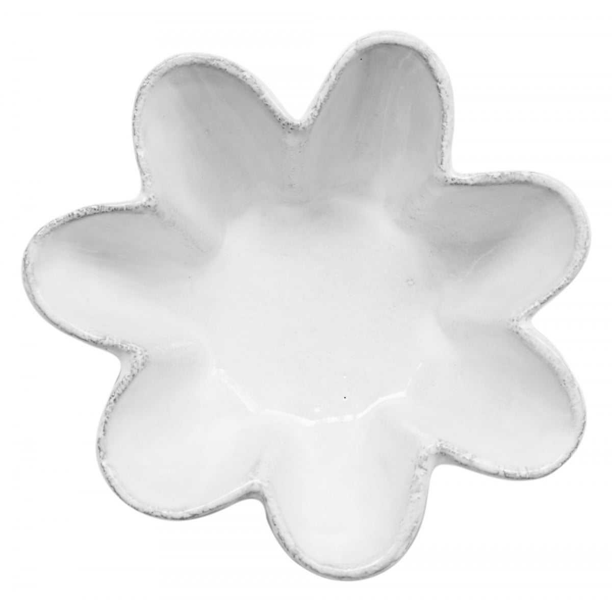 Medium Fifine Saucer with Nine Petals by Astier de Villatte, alternate official product view