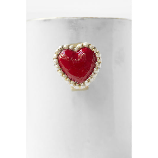 Heart Ring Cup, Serena Carone by Astier de Villatte, official product view 2
