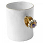 Iridescent Blue Ring Cup, Serena Carone by Astier de Villatte, official product view 1