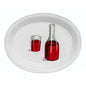 John Derian Red Wine Decanter and Glass Soup Plate, set of 6 by Astier de Villatte, official product view