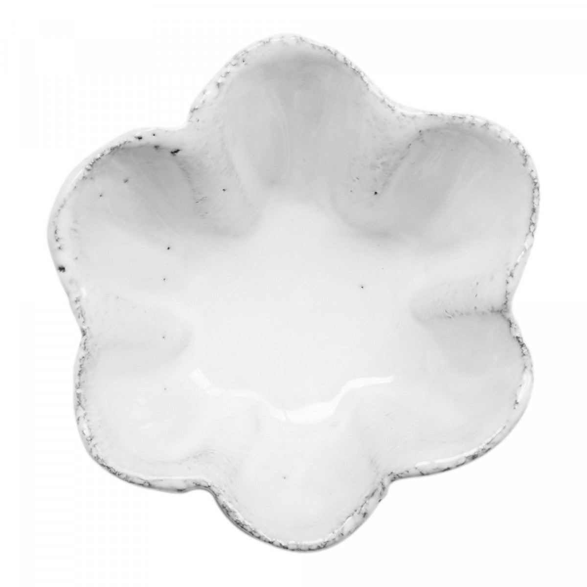 Very Small Fifine Saucer with Six Petals by Astier de Villatte, official product view
