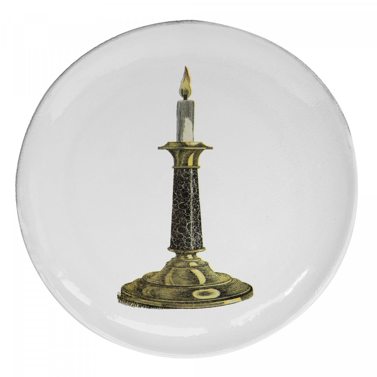 John Derian Candleholder Dinner Plate, set of 6 by Astier de Villatte, official product view