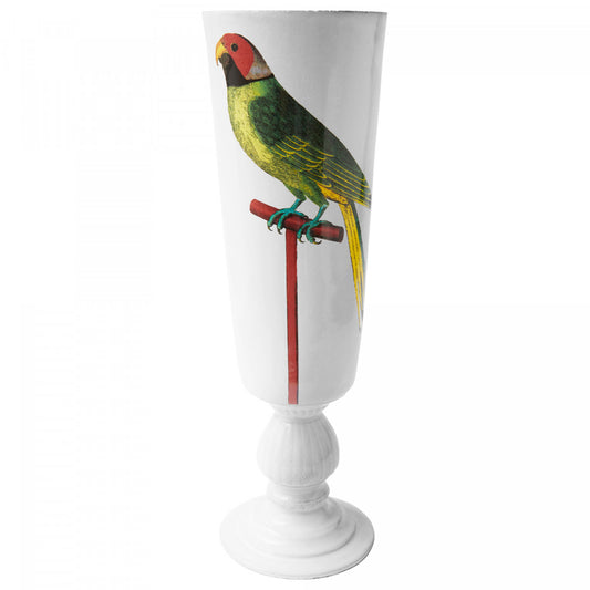 Albin Fridatutah Bengal Parrot Vase by Astier de Villatte
