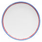 Commune de Paris Tricolore Dessert Plate, set of 6 by Astier de Villatte, official product view