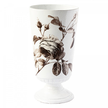 Sepia Rose Vase by Astier de Villatte