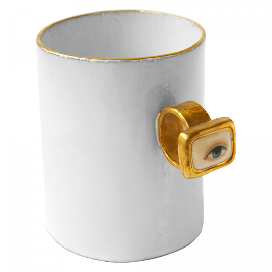 Left Eye Ring Cup, Serena Carone by Astier de Villatte, official product view 1