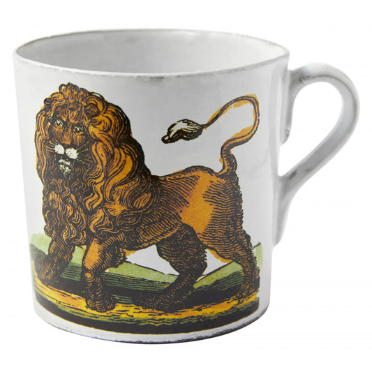 Lion Mug, John Derian, set of 3 by Astier de Villatte
