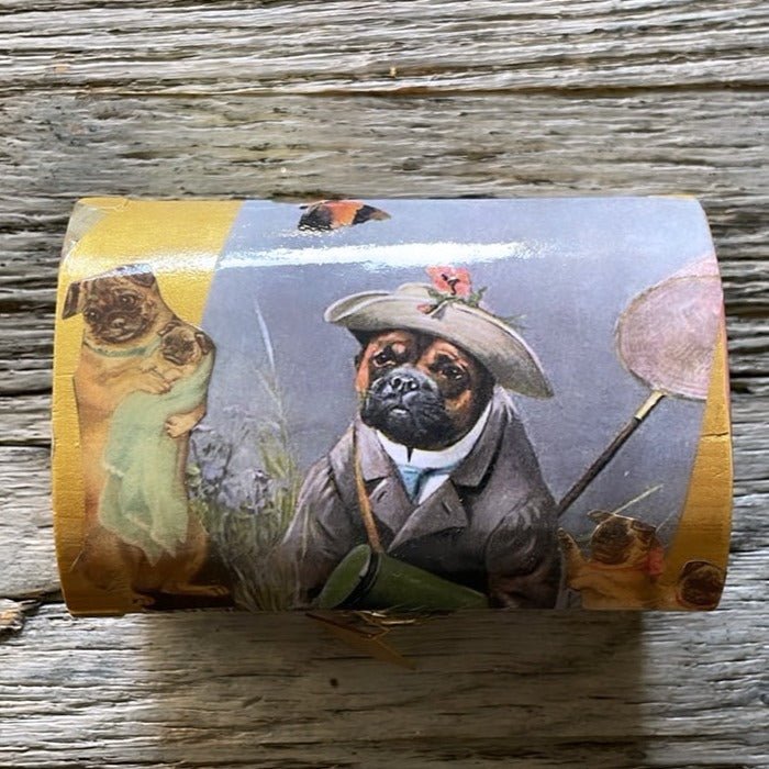 PUG DECOUPAGE BOX #2 - SMALL - Bon Ton goods