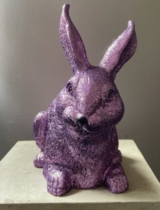 Purple Glitter Bunny Lying | Ino Schaller - Bon Ton goods