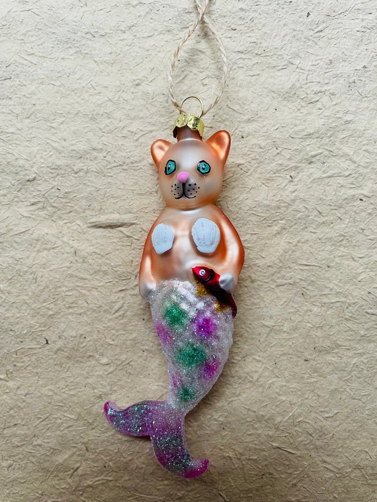 Purrmaid Glass | Christmas Ornament - Bon Ton goods