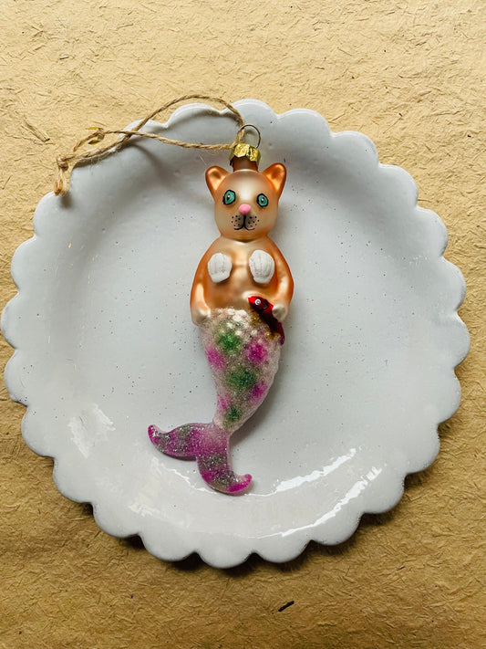 Purrmaid Glass | Christmas Ornament - Bon Ton goods