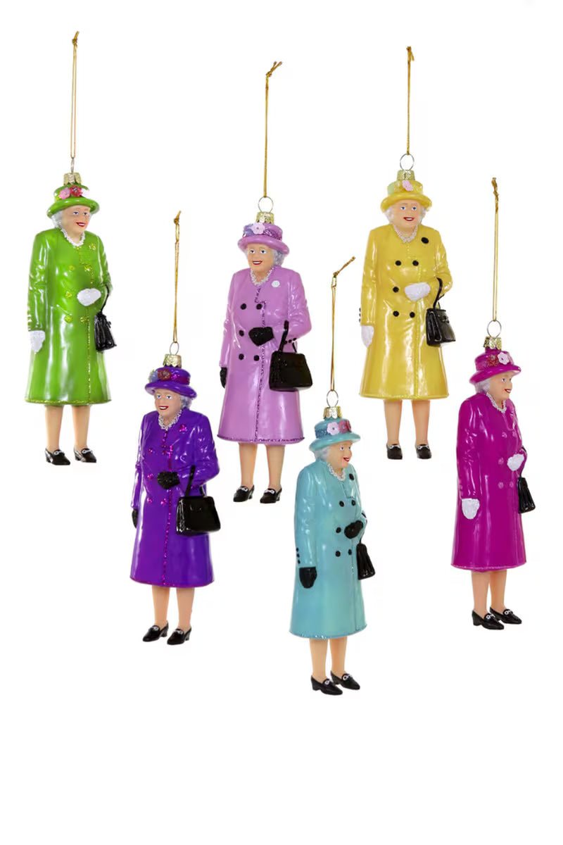 Queen Elizabeth II Christmas Ornament - Bon Ton goods
