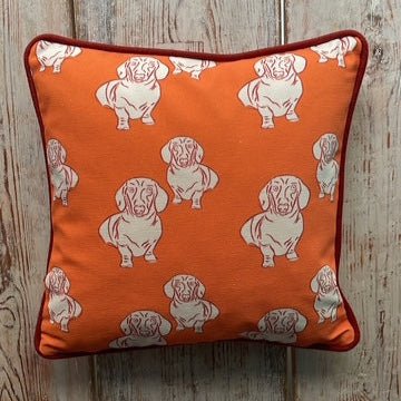 Queen Lauren Cushion (Orange) - Bon Ton goods
