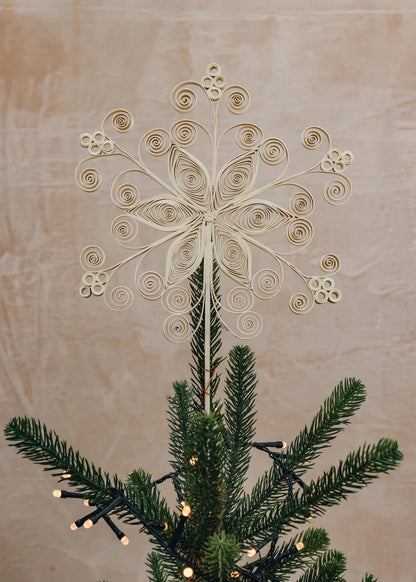Quilled Star Tree Topper | Christmas Ornament - Bon Ton goods
