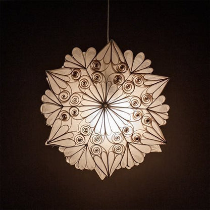 Quilted Advent Star, White by A World of Craft, Swedish-designed handmade Christmas decoration