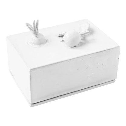 Radish Butter Dish | Astier de Villatte: Exclusive Pre-Order Item - Bon Ton goods