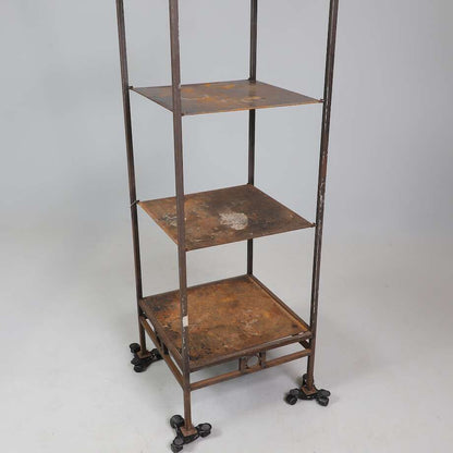 Rasmus Andersen Industrial Display Shelf – Handcrafted Metal Shelving Unit - Bon Ton goods