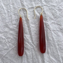 Load image into Gallery viewer, Red Agate Drop Earrings - Bon Ton goods

