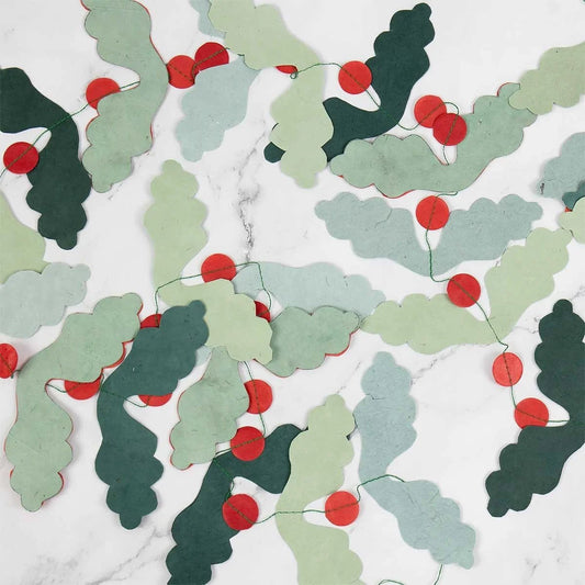 Red Berries Garland - Christmas Decoration | Christmas Ornament - Bon Ton goods