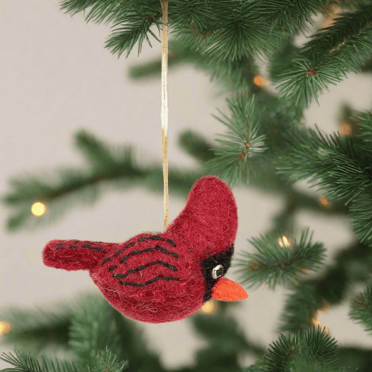 Red Cardinal Ornament | Christmas Ornament - Bon Ton goods